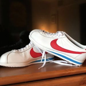 Nike Cortez US Unisex Size 9 red, white and blue
